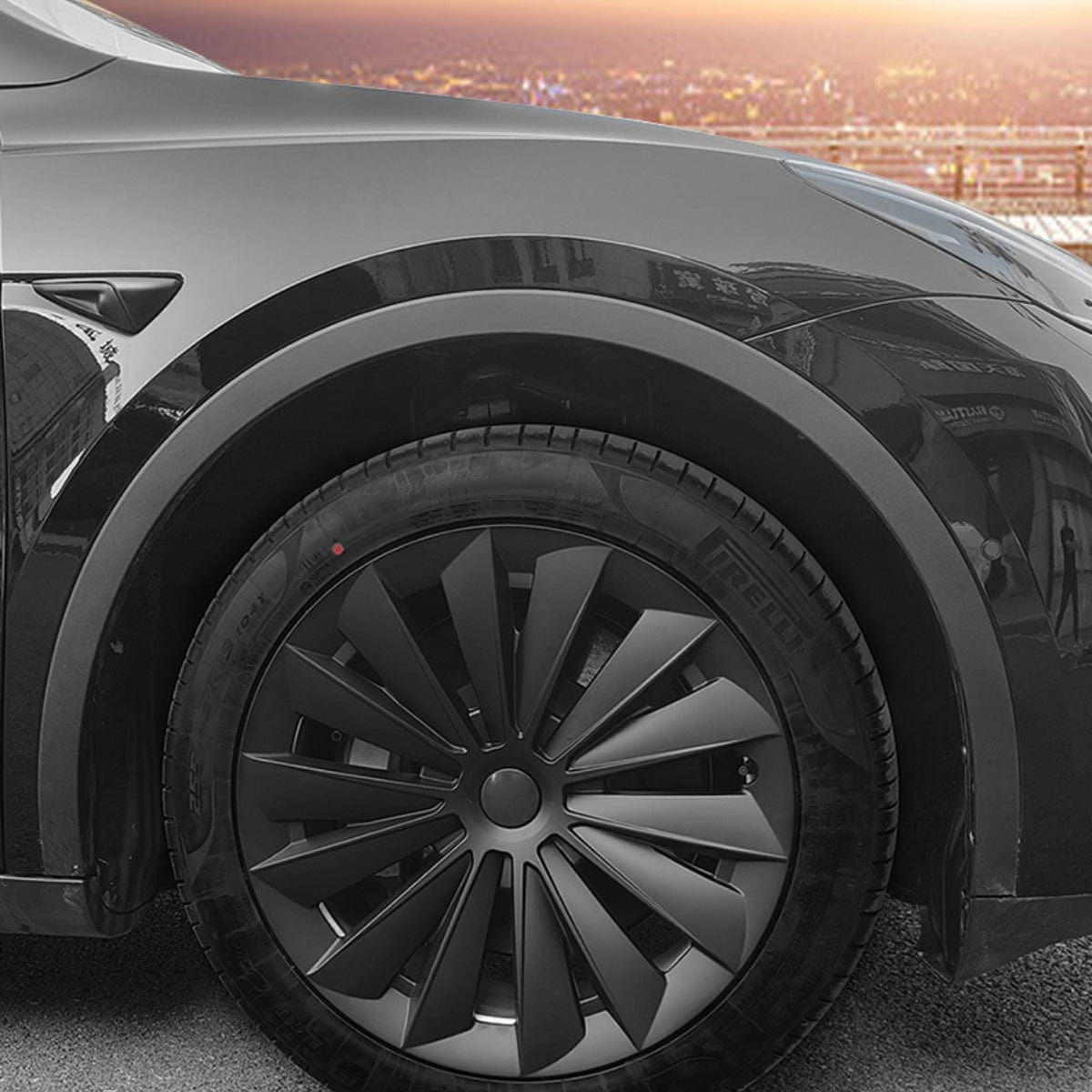 19" Gemini Wheel Covers Blade Style for Tesla Model Y