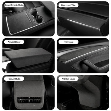 Alcantara Suede Cover Set for Tesla Model Y/3