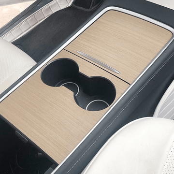 Model 3 Y Center Console Wood Grain Protector Sticker 2017-2024 Year