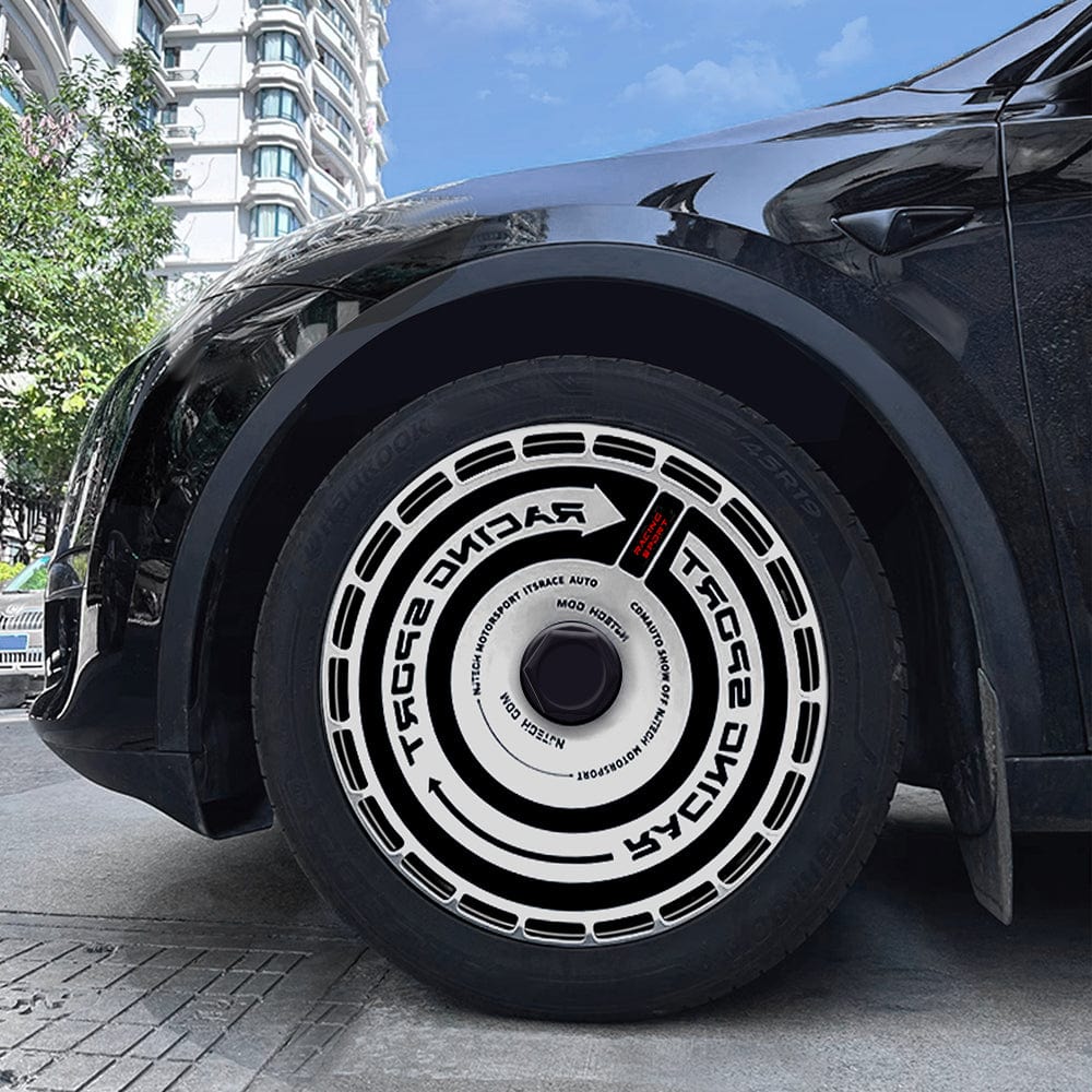 18" 19" 20" Wheel Covers Graphic Aerodisc Style for Tesla Model 3/Y