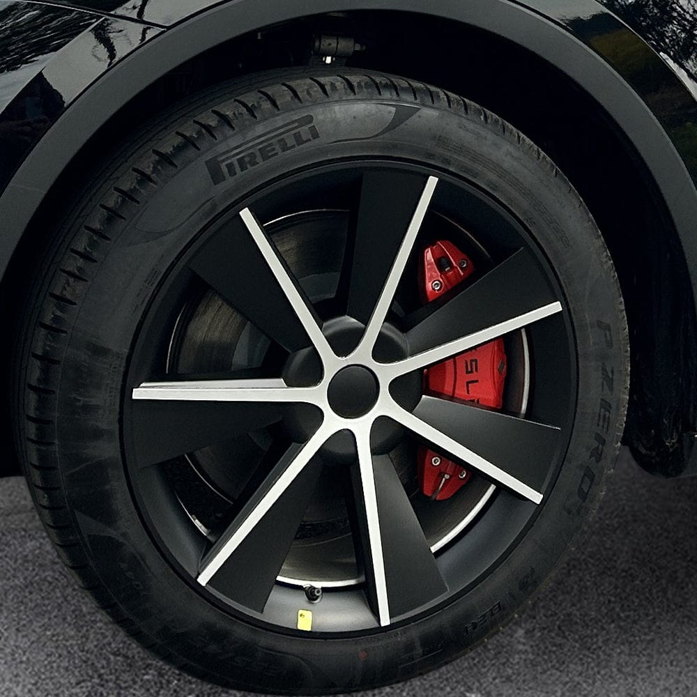 19" Gemini Wheel Covers Streamlined Style for Tesla Model Y