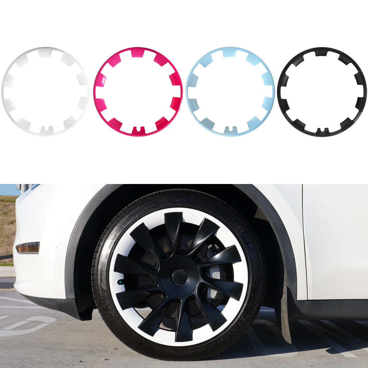 20" Induction Wheel Rim Protector for Tesla Model Y (4PCS)