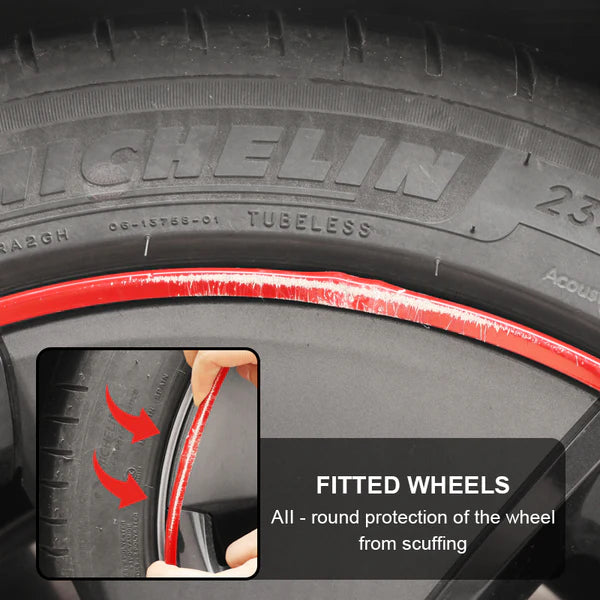 TESFLEX Tesla Aluminum Wheel Rim Protectors