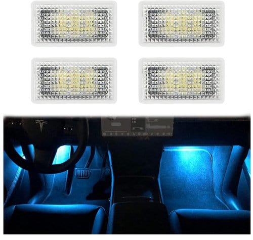 Footwell LED Lights for Tesla Model 3/Y/S/X（4PCS）