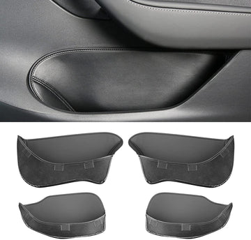 Leather Door Slot Storage Protective Pad for Tesla Model Y