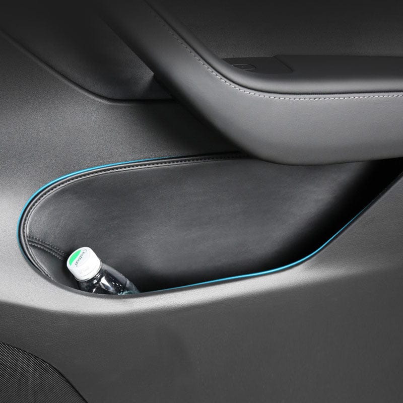 Leather Door Slot Storage Protective Pad for Tesla Model Y