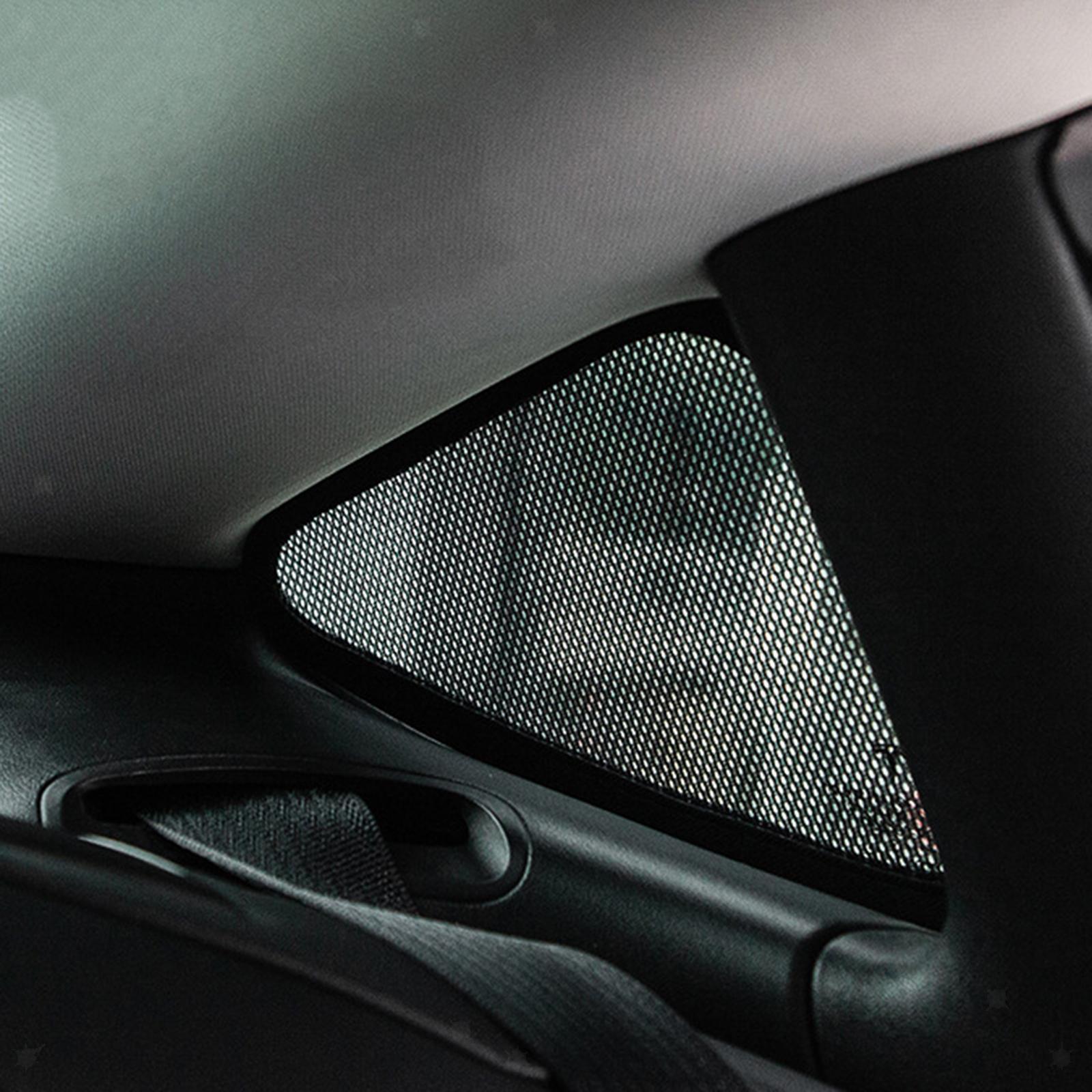 Triangular Window Shades for Tesla Model Y